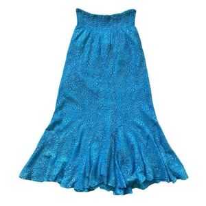 Vintage 70s Crochet Fairycore Maxi Skirt 🦋